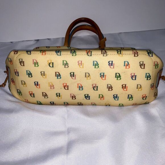 Vintage Y2K Dooney & Bourke Monogram Satchel Dooney & Bourke, genuine leather. - Picture 11 of 12